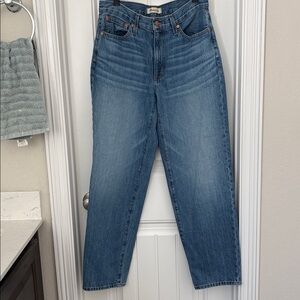 Madewell The Slouchy BoyJean Size 27